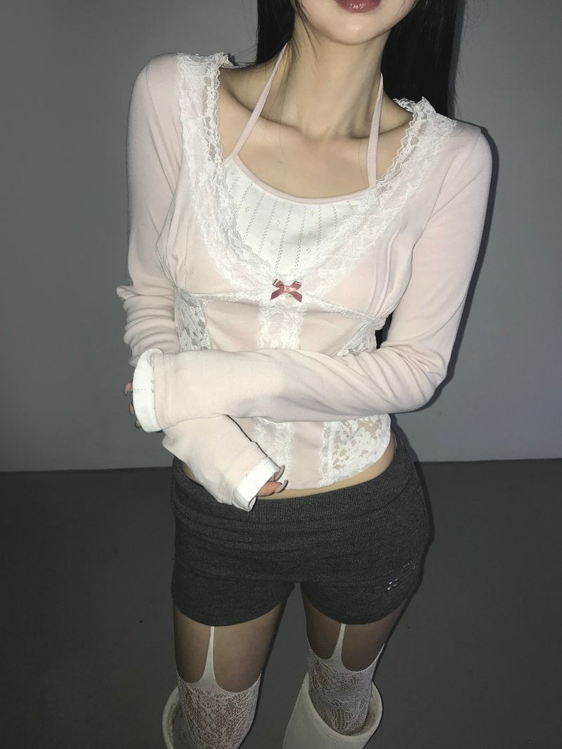 roomie lace top(4color)