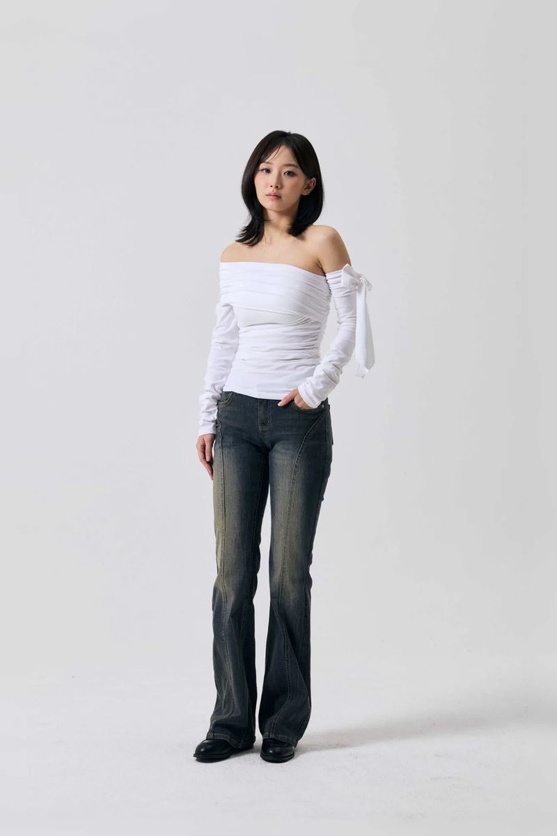 ELLA BOOTCUT DENIM PANTS / BLUE