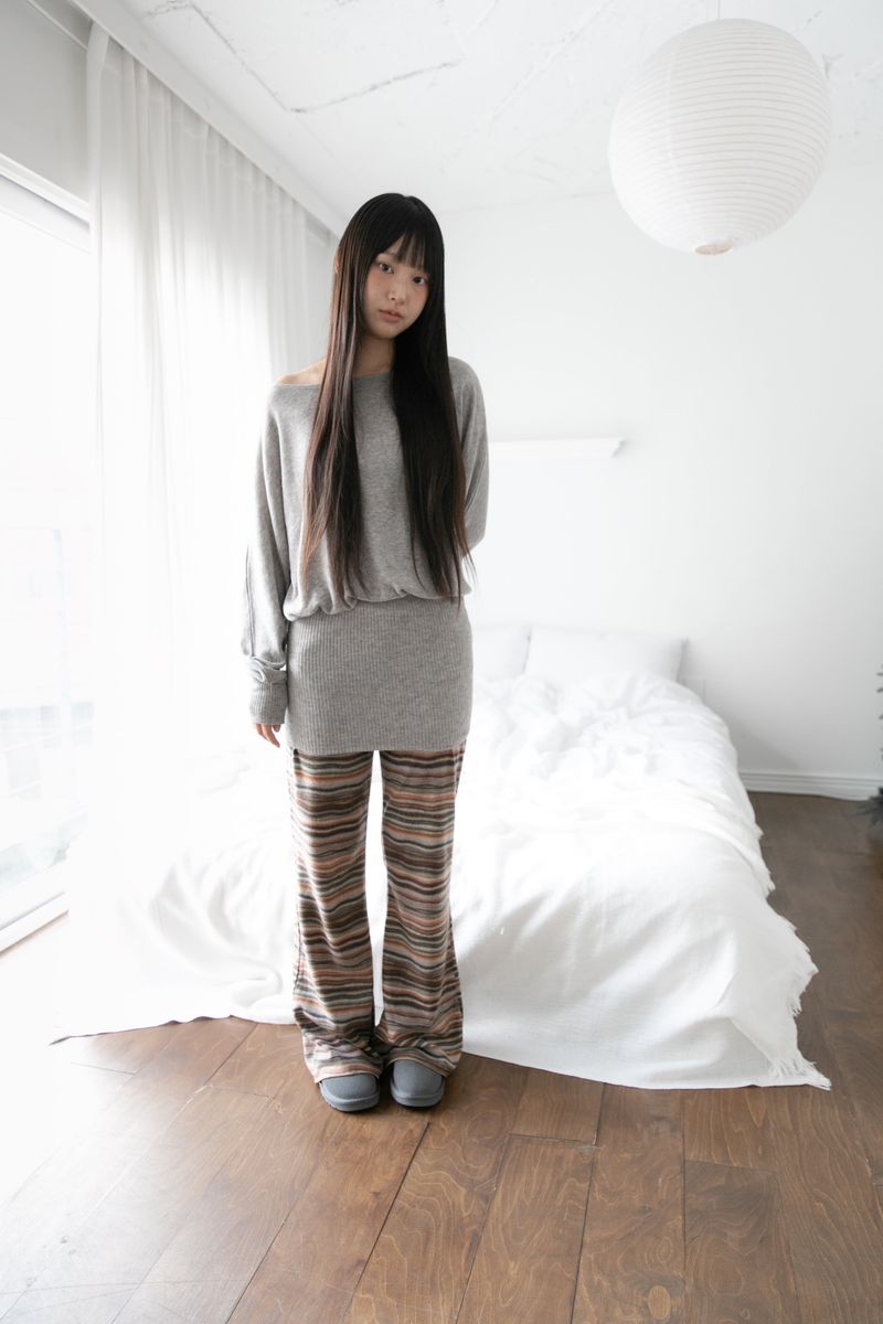 wool dolman ribbed ops(2colors)