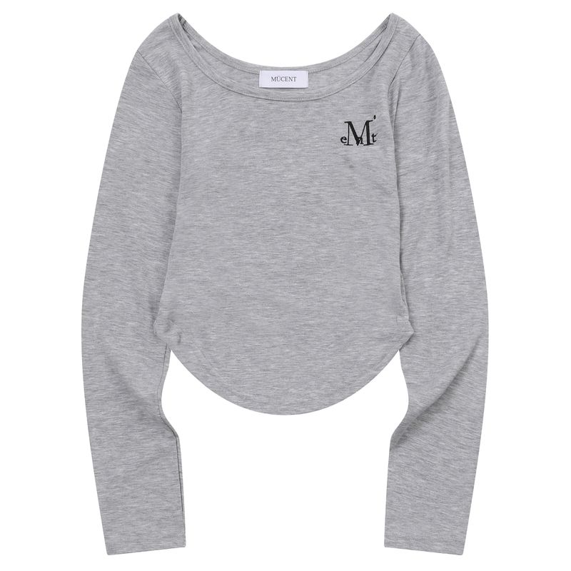 ASTI SLIM U NECK T (3COLOR)