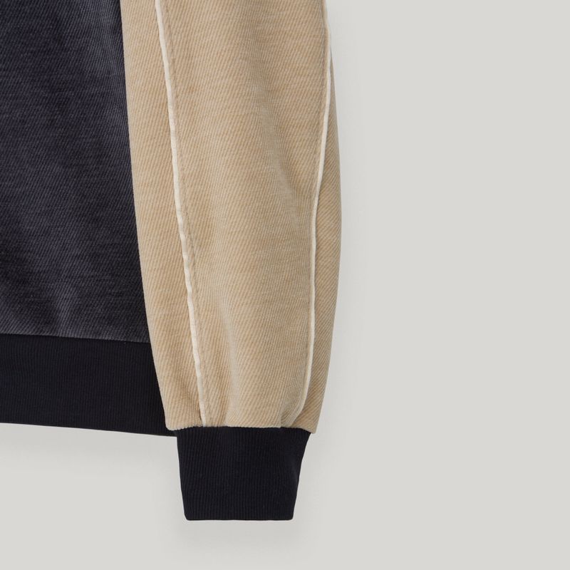 Navy/Cream Two Tone Varsity Jacket