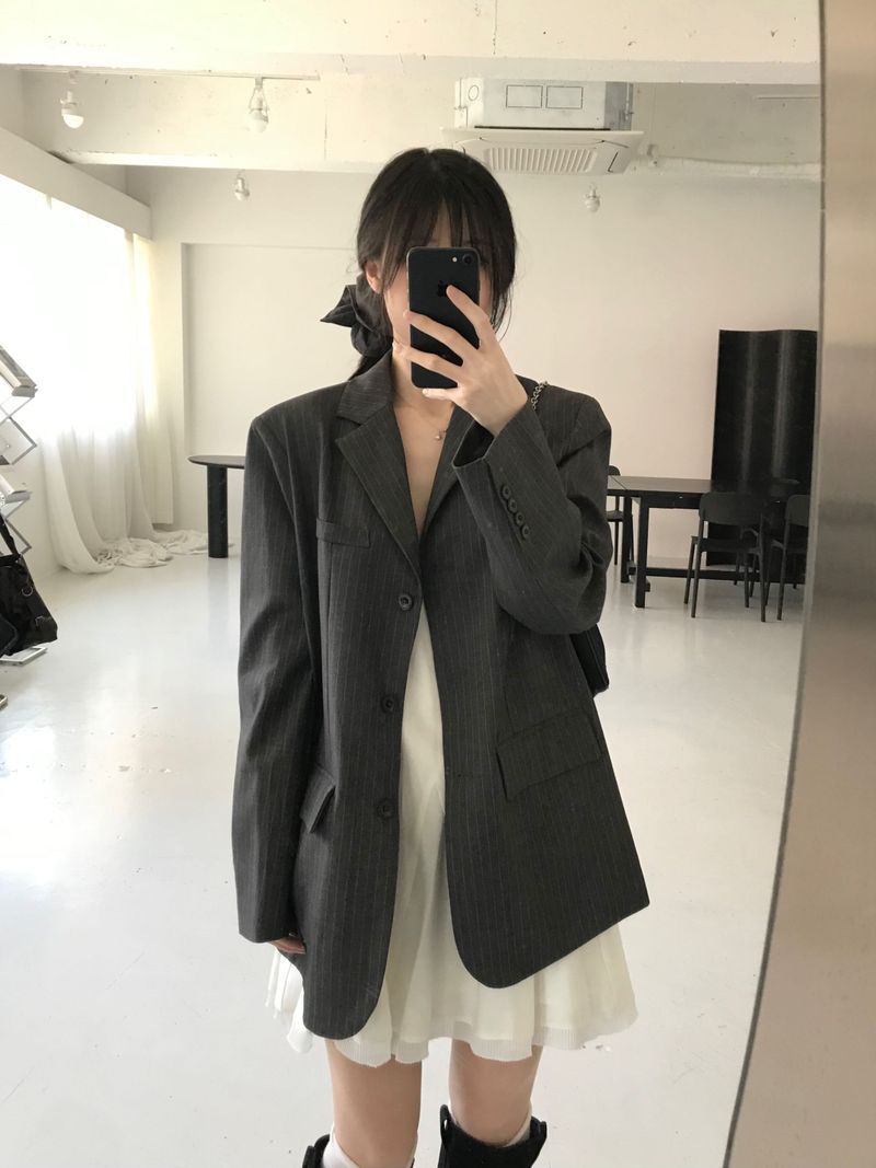 Kitten（キッテン）の「Vine Stripe Jacket Set (one color)（Jackets/Outerwear）」