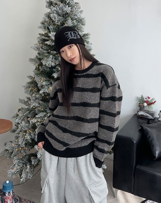 Rehill Wave Stripe Knit