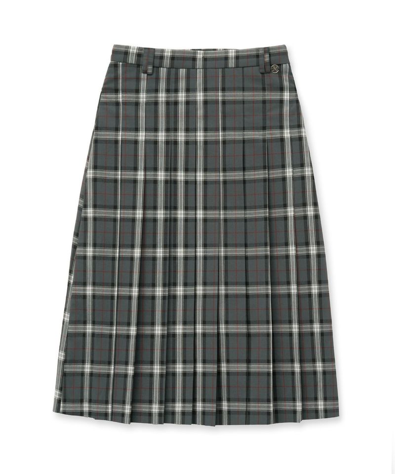 MIDNIGHT MOVE（ミッドナイトムーブ）の「check skirt (grey)（Skirts）」