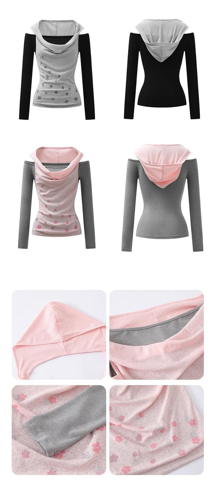 Sweet Polka Dot Layered Asymmetric Top
