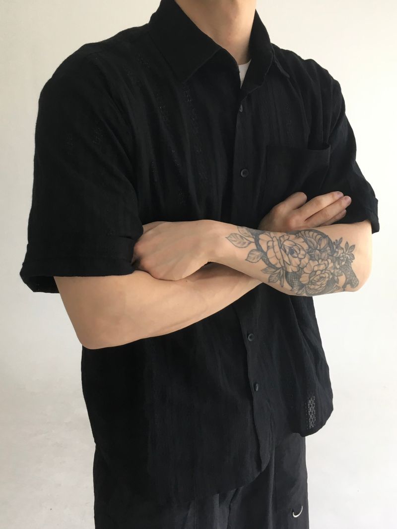 det short sleeve shirt(2colors)