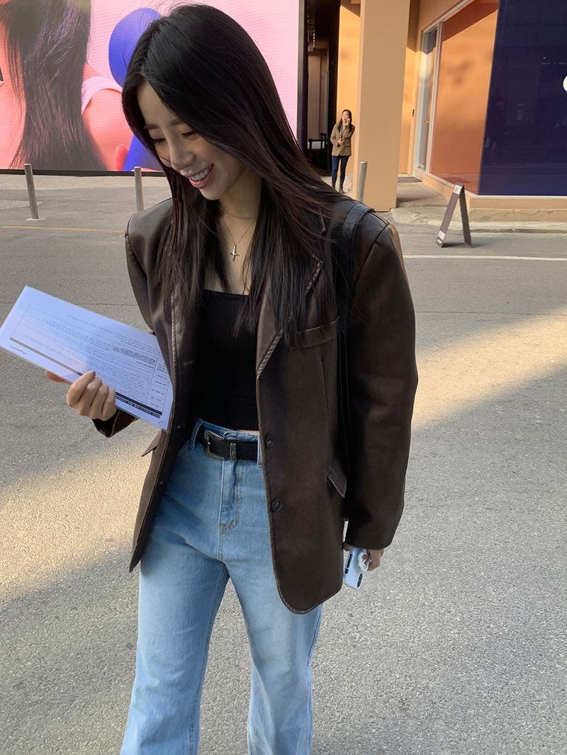[MADE] LeToo Vintage Leather Jacket
