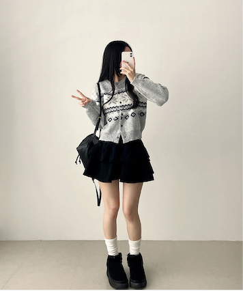 Bipol Golden Flare Cancanminiskirt