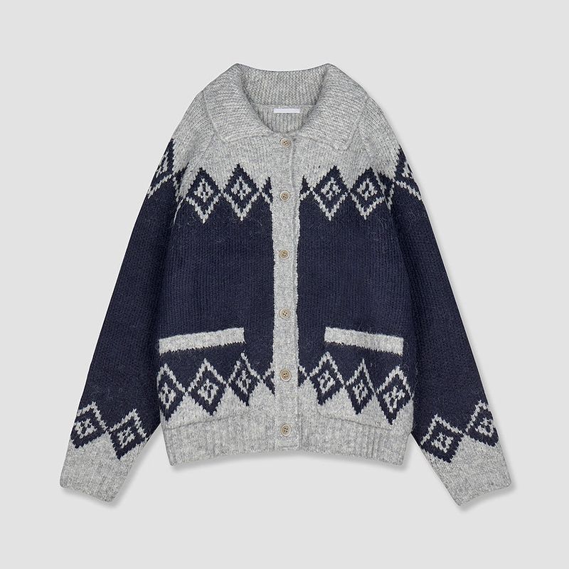 No.1015 N collar KNIT CD (3color)
