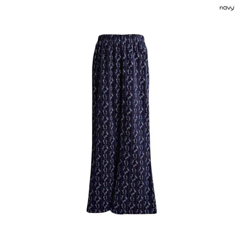 (2color) Vine Flower Corduroy Pants