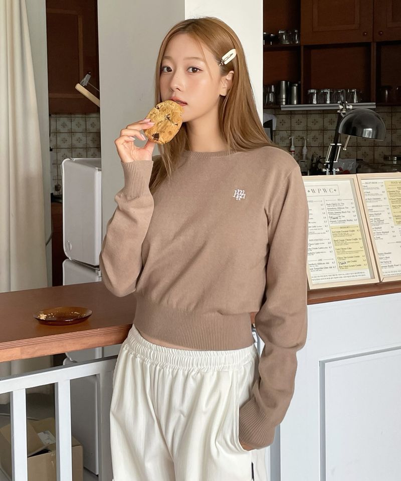 STITCH LOGO BASIC KNIT