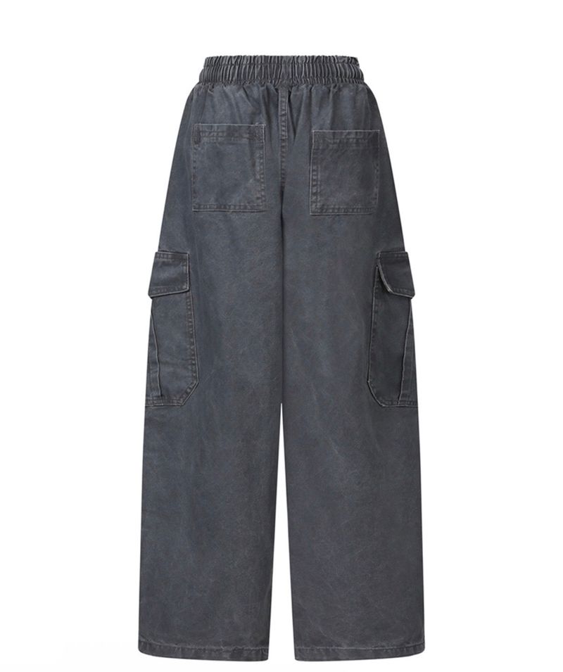 ELVIN CARGO COTTON BANDING PANTS (3COLOR)