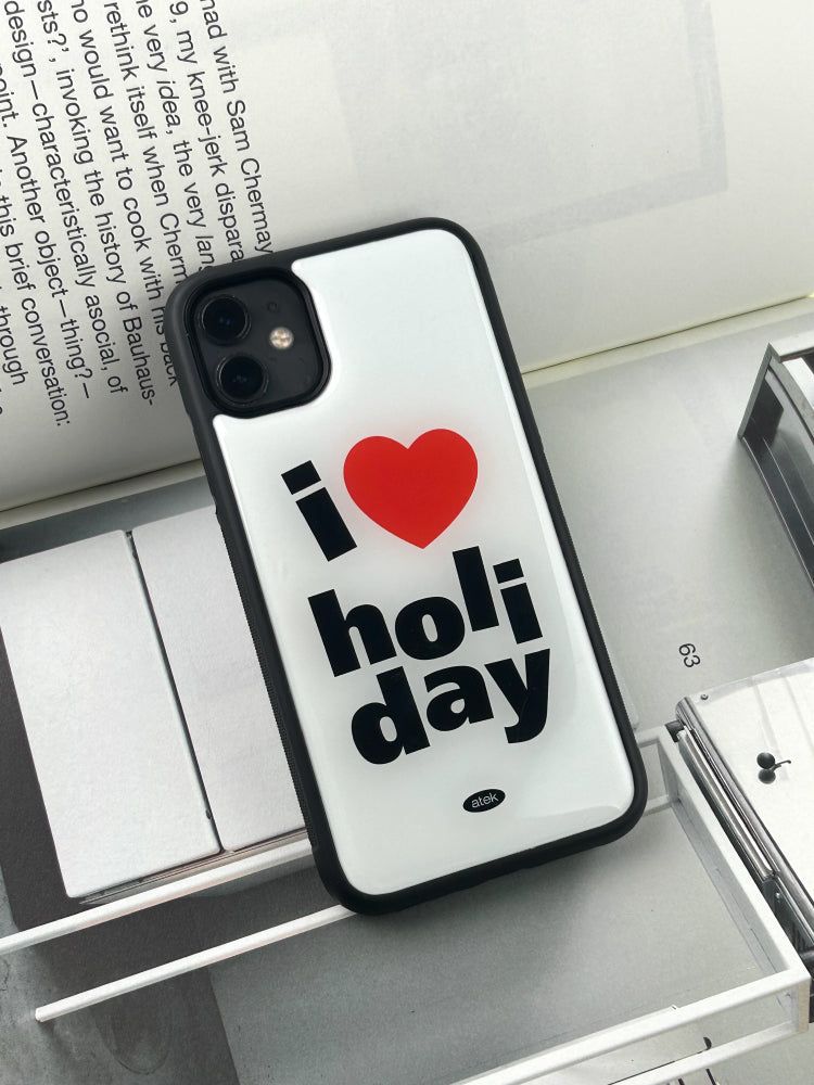 Holiday Epoxy Bumper Case(White)