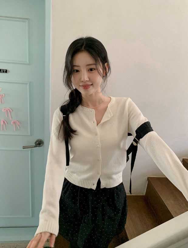 Basic Cotton100 Round Knit Cardigan (7color)
