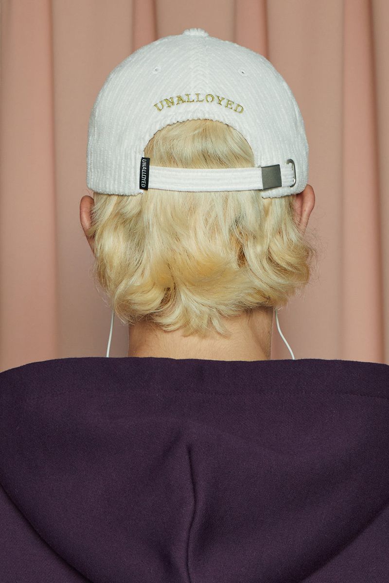 SOUND CORDUROY BALL CAP / IVORY