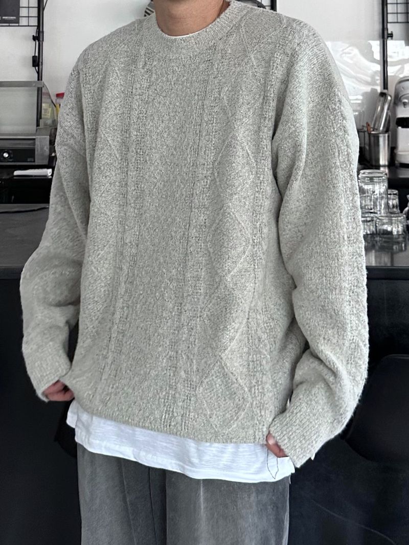 lose loosefit pattern knit
