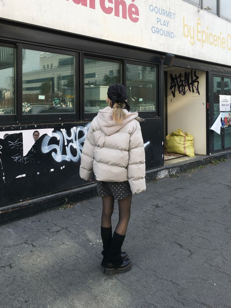 Urban Hood Layered Daily Short Padding (4c)