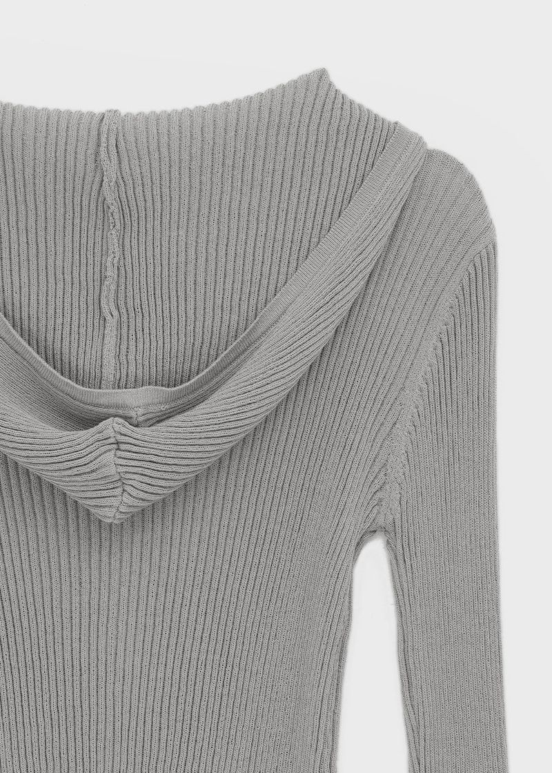 [MADE] Riev Ribbed Knit Zip-Up