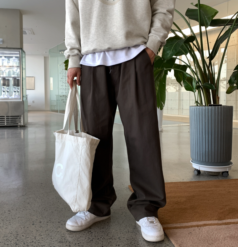 LOOKPLE（ルックプル）の「 ワンダーント 3レイヤートーンワイドバンディングパンツ（パンツ）」