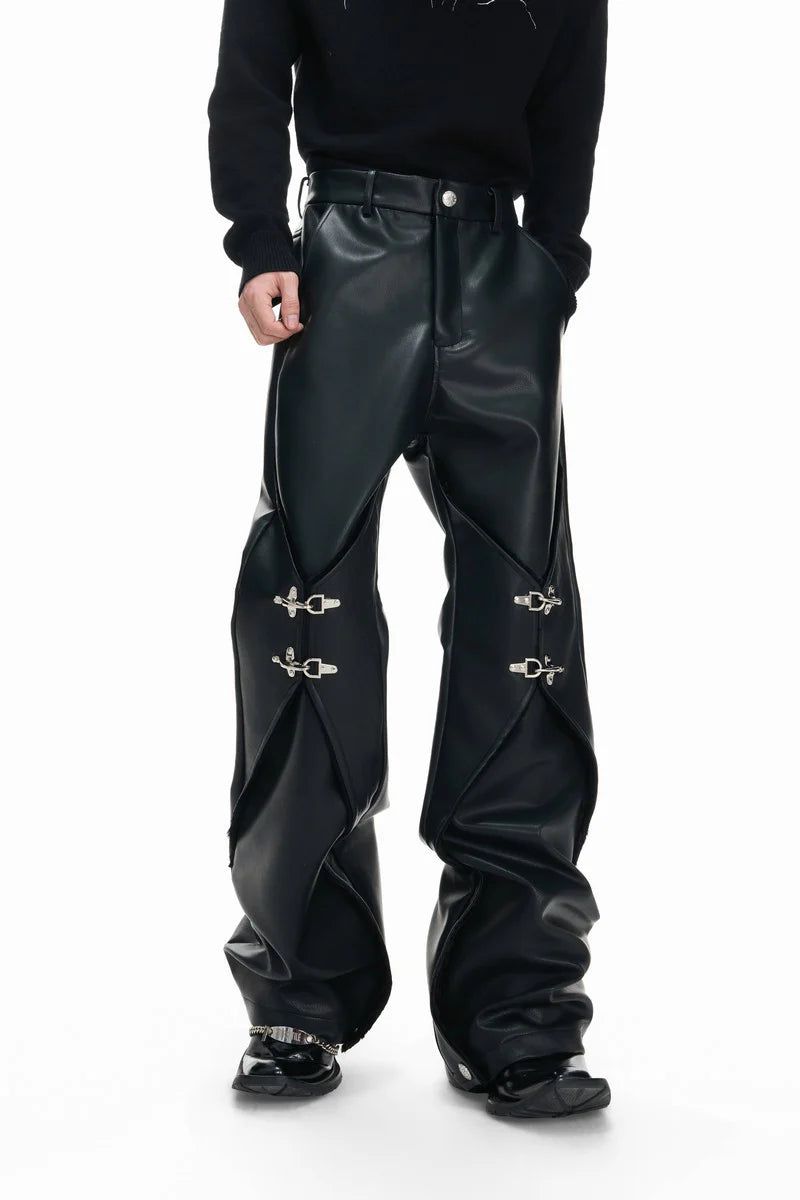 Argue Cultureの「Waxed Clasp Leather Pants(Pants)」