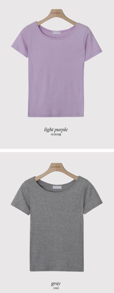 Simple & Basic Short Sleeve T-Shirt (9color)
