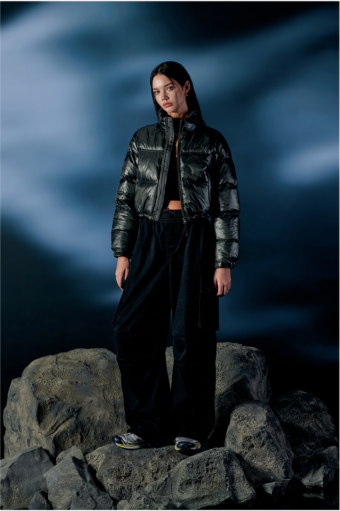 Parachute Washed Cotton Wide Cargo Pants