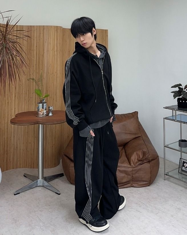 Ropel Stitch Track Hood Zip-Up