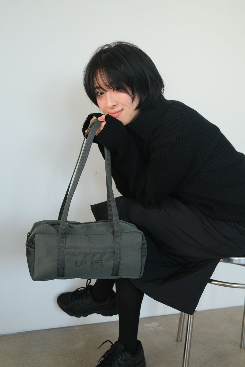compact duffle bag (deep green)