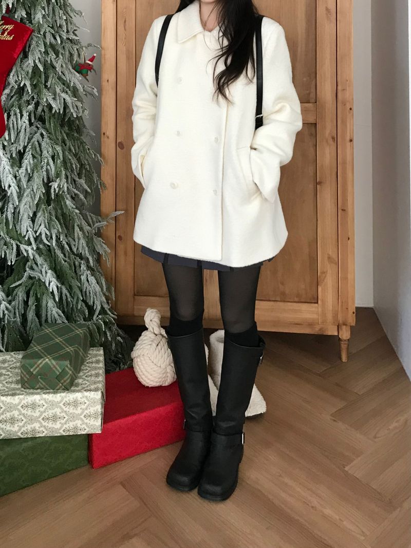 Innerf Wool Half Coat (3 colors)