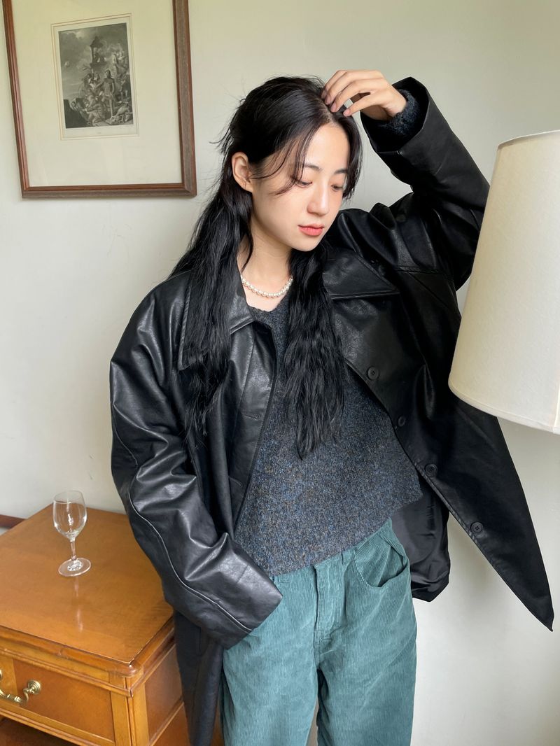 Obidos corduroy wide pants