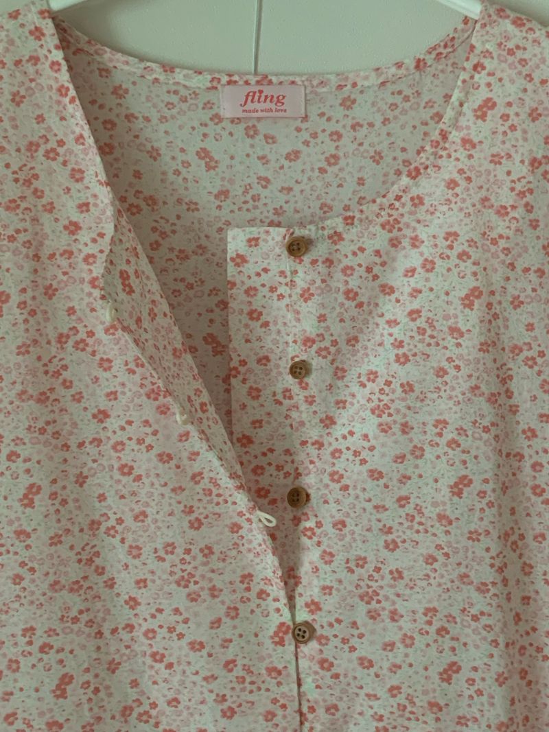  [made by fling] picnic flower mini one-piece
