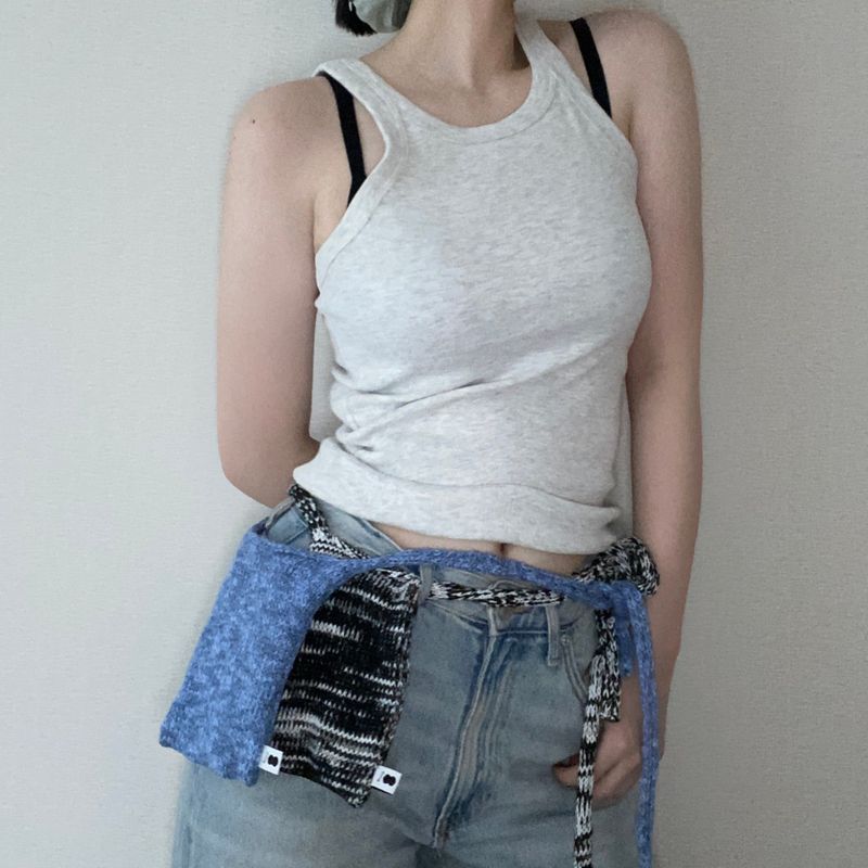 [MADE] Étang mini bag | Glitch Blue
