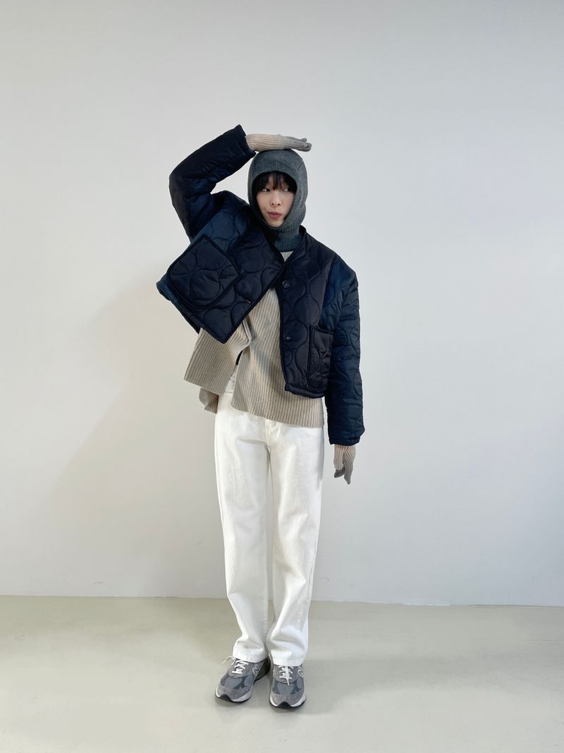 Plain straight white pants