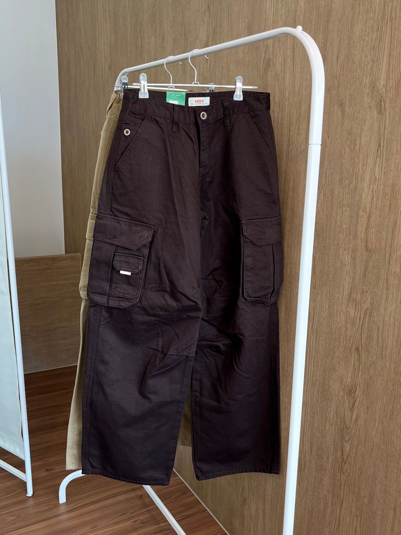 Work low-rise cargo pants (2 colors)