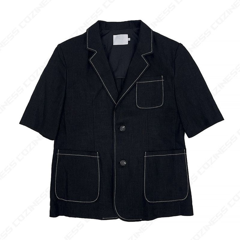 TAP Linen Stitch Short-Sleeved Jacket