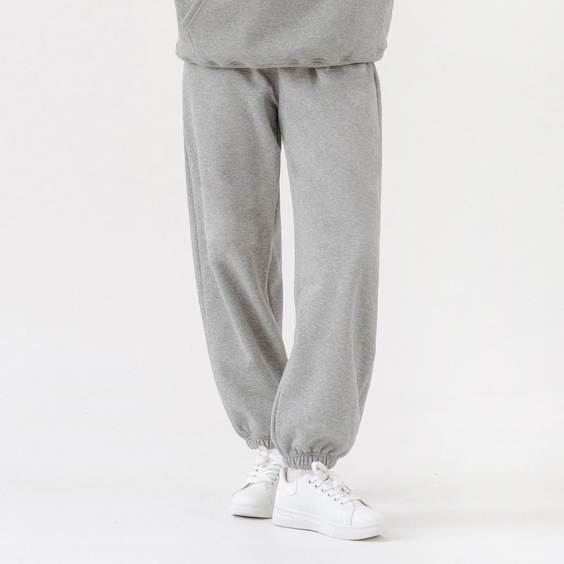 PLAIN BANDING JOGGER PANTS