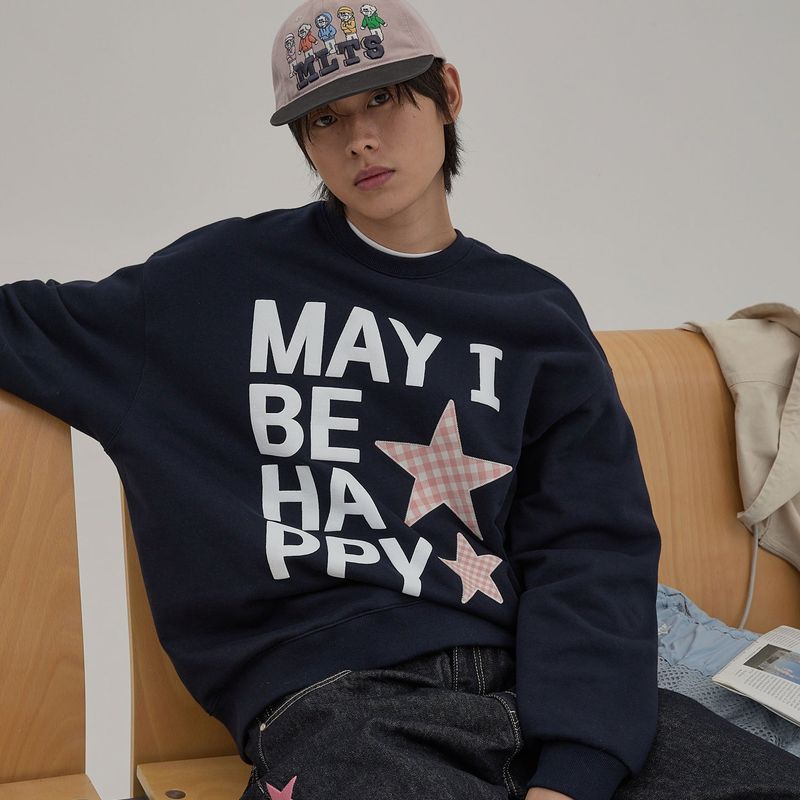 MAY I BE HAPPY Sweatshirt