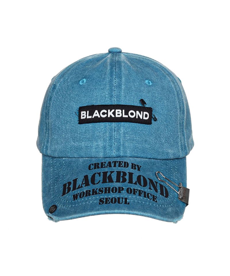 BBD パッチロゴワークショップピグメントキャップ (オーシャンブルー)