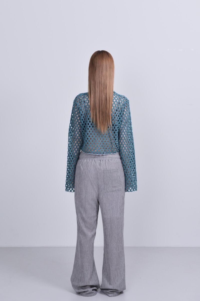cut out net longsleeve