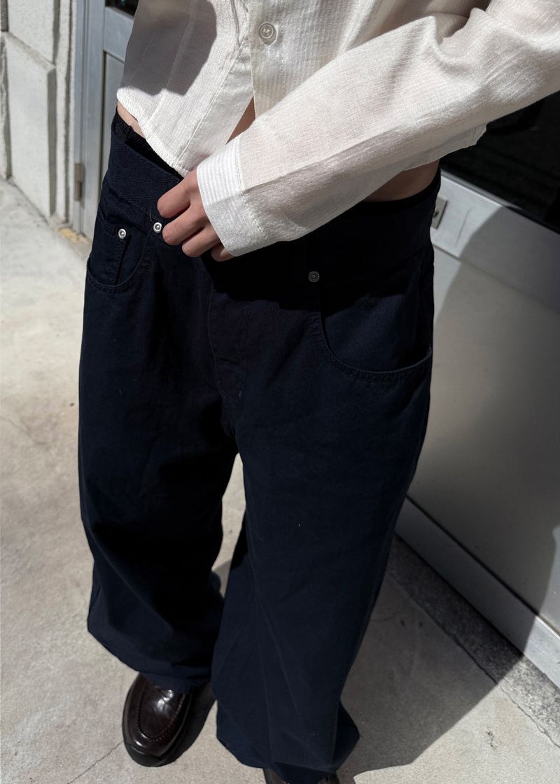 WOOHWA（ウファ）の「ソリッドツイルワイドパンツ（パンツ）」