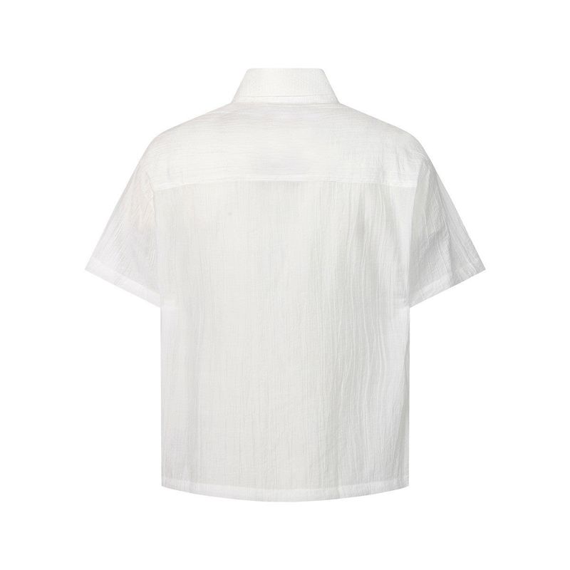 Cedric Crinkle Sheer Shirt