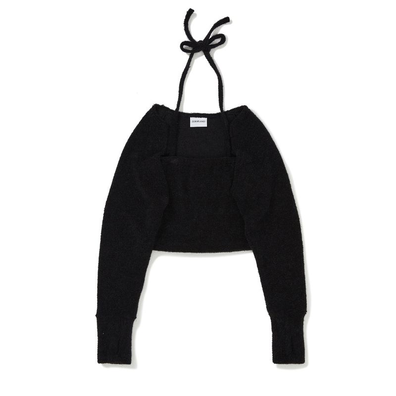 リボンテリーボレロセット / Ribbon Terry Bolero Set [BLACK]