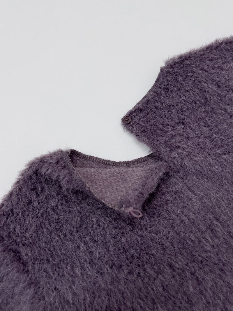 Puppy Half Crop Knit