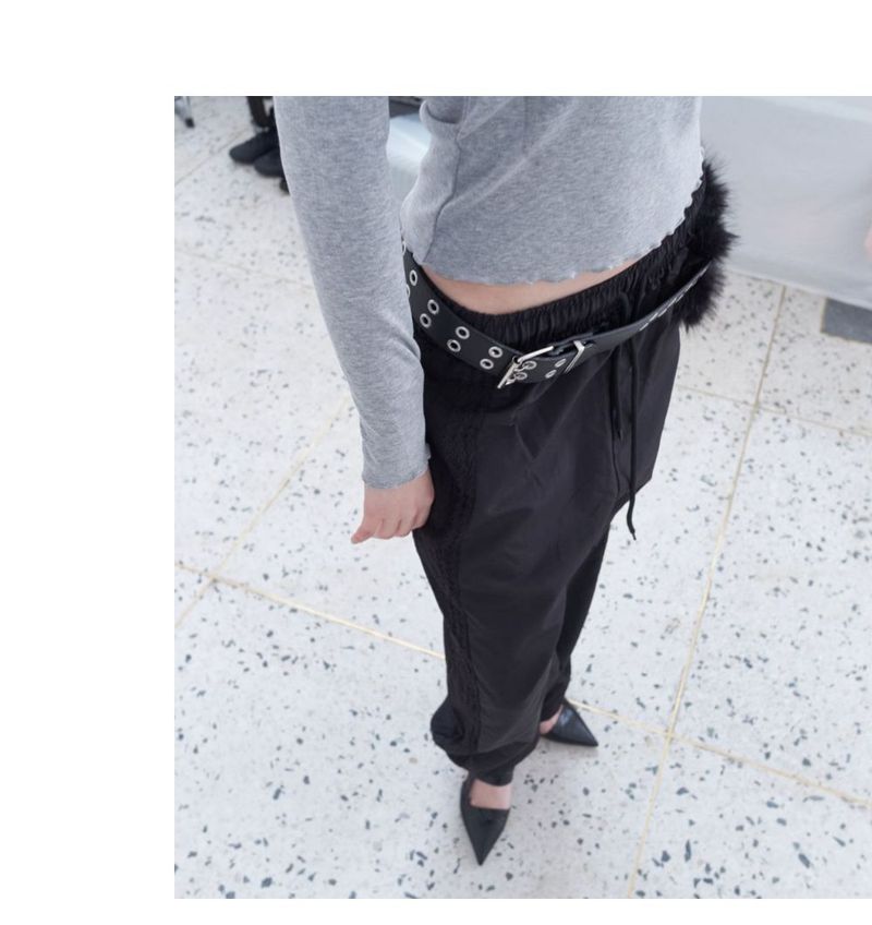 Haro Lace Nylon Jogger Pants.