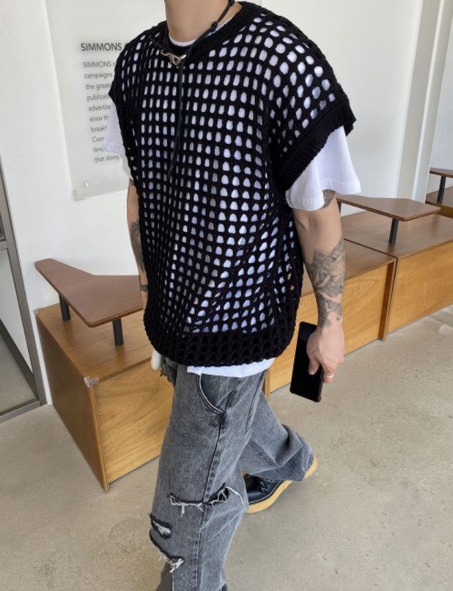 No.9495 NET KNIT VEST