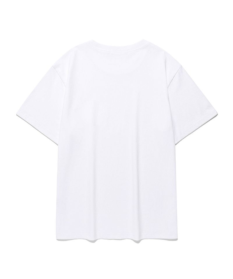 Mini Bam Line Logo Tee White (KIB6MFT506A)