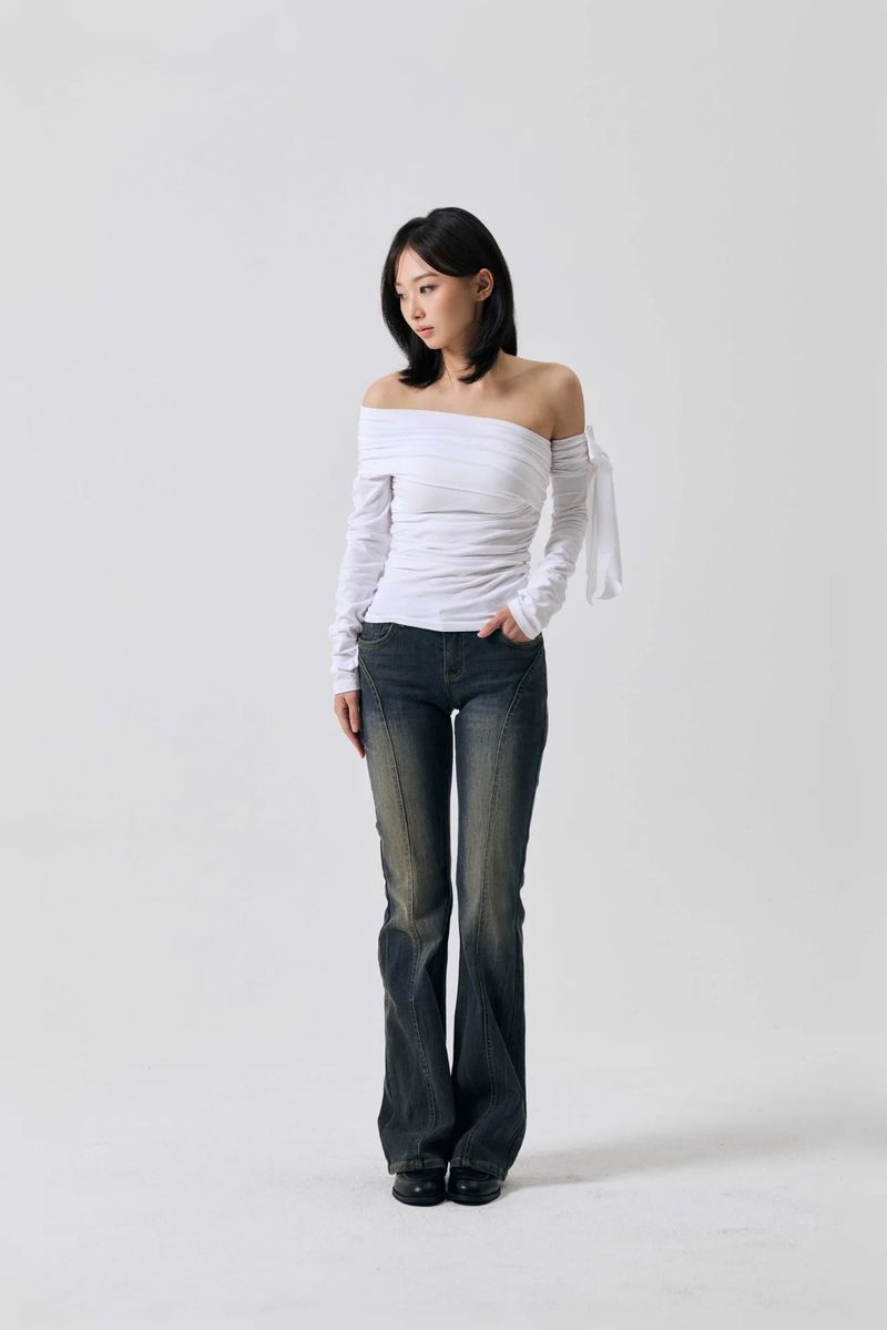 ELLA BOOTCUT DENIM PANTS / BLUE