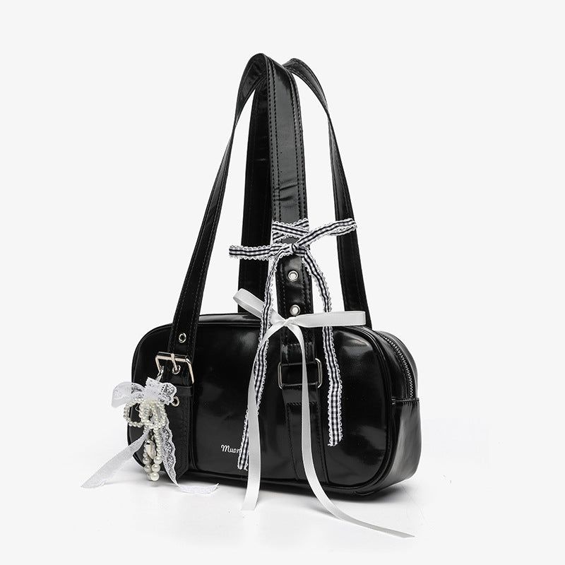 Lovie Ribbon Boston Bag