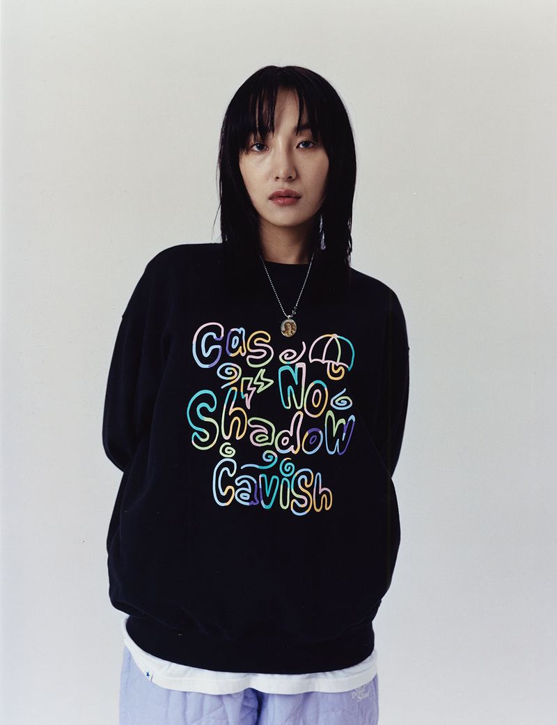RAINBOW CRAYON SWEATSHIRT GREEN(CV2CFUM466A)