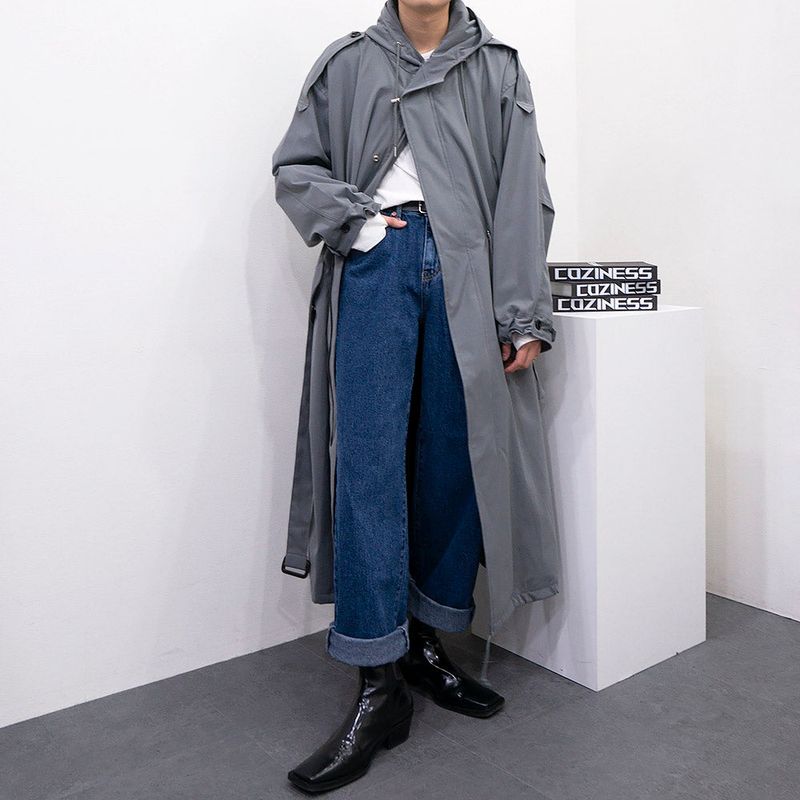 SK Maxi Bomber Jacket Hood Coat (3 colors)